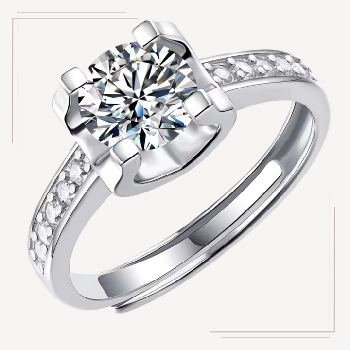 Inel din Argint cu Diamant Moissanite Just Forever – IM10