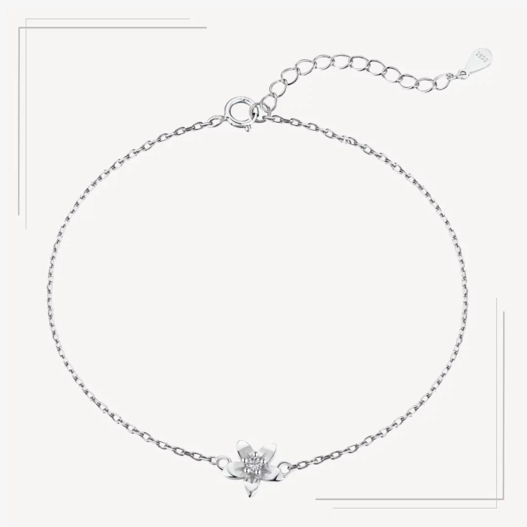 Brățară minimalistă din argint cu zircon strălucitor – B41 – Design elegant de la Masiri.ro