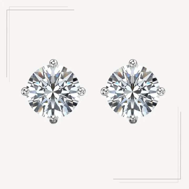 Cercei din argint cu Diamant Moissanite Savannah – Design elegant de la Masiri.ro