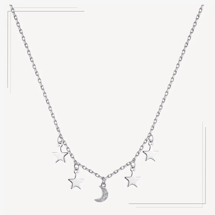 Colier din argint cu elemente astrale - L59 – Design elegant de la Masiri.ro