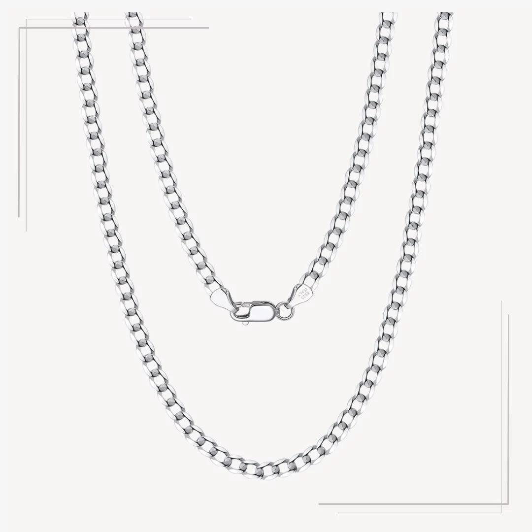 Colier din argint minimalist cu zale - L77 – Design elegant de la Masiri.ro