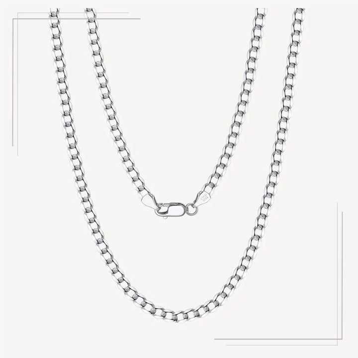 Colier din argint minimalist cu zale - L77 – Design elegant de la Masiri.ro