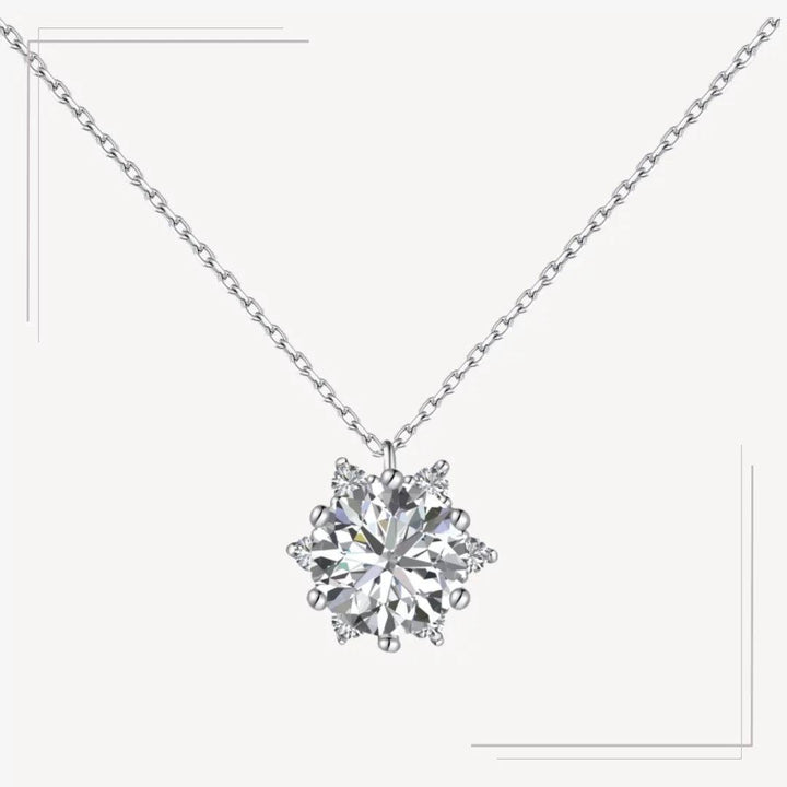 Colier din argint elegant cu piatra stralucitoare - Zoe – Design elegant de la Masiri.ro