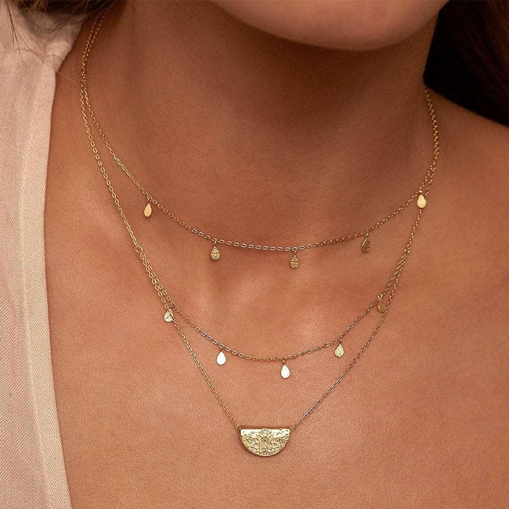 Colier Argint Drops L76 – Design elegant de la Masiri.ro