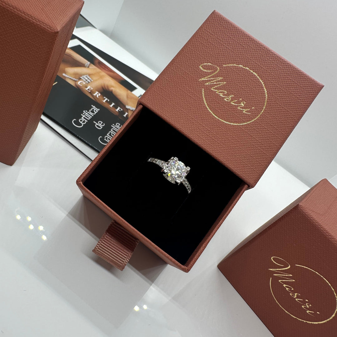 Inel din Argint cu Diamant Moissanite Just Forever – IM10