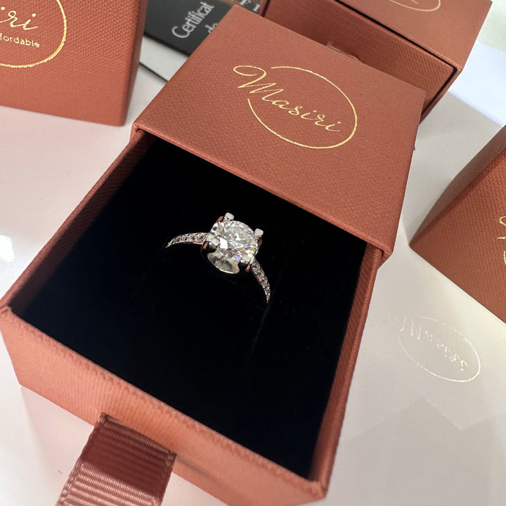 Inel din Argint cu Diamant Moissanite Just Forever – IM10