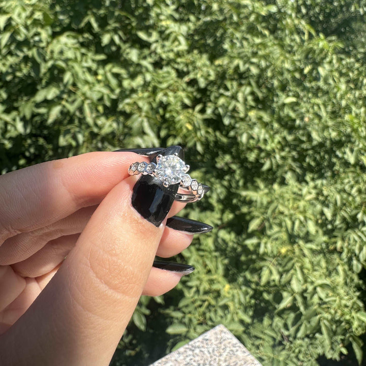 Inel din Argint cu Diamant Moissanite Infinite Love - IM02 – Design elegant de la Masiri.ro