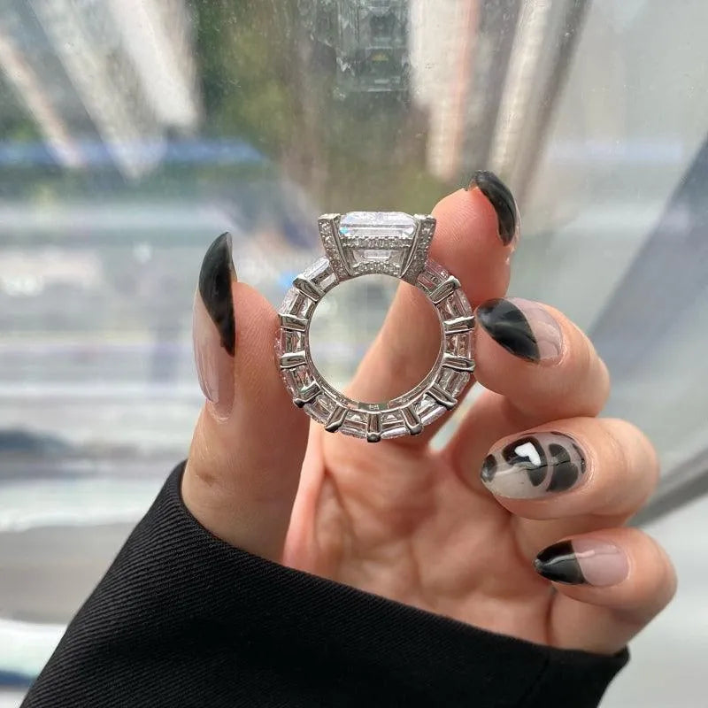 Inel din argint elegant cu piatră centrală - Addison – Design elegant de la Masiri.ro