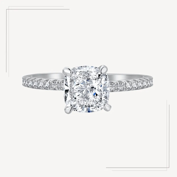 Inel din argint cu piatră centrală strălucitoare – Lillian – Design elegant de la Masiri.ro