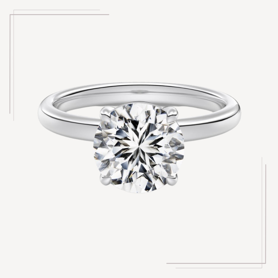 Inel din argint elegant cu piatră solitare – Melody