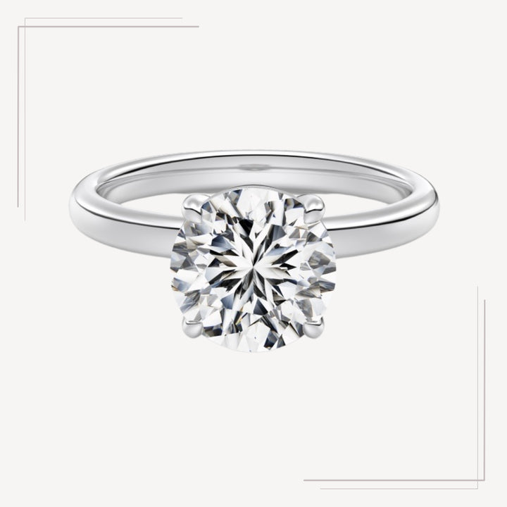 Inel din argint elegant cu piatră solitare – Melody