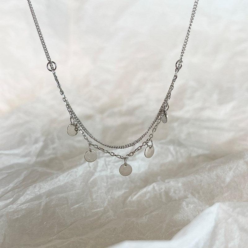 Brățară din argint cu pandantive tip monedă – B33 – Design elegant de la Masiri.ro