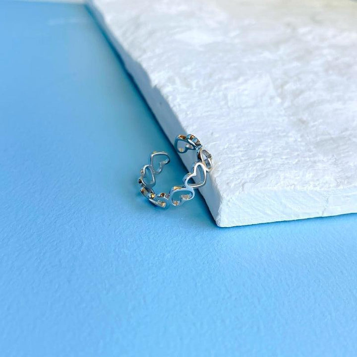 Inel din argint design Full Hearts – I45 – Design elegant de la Masiri.ro