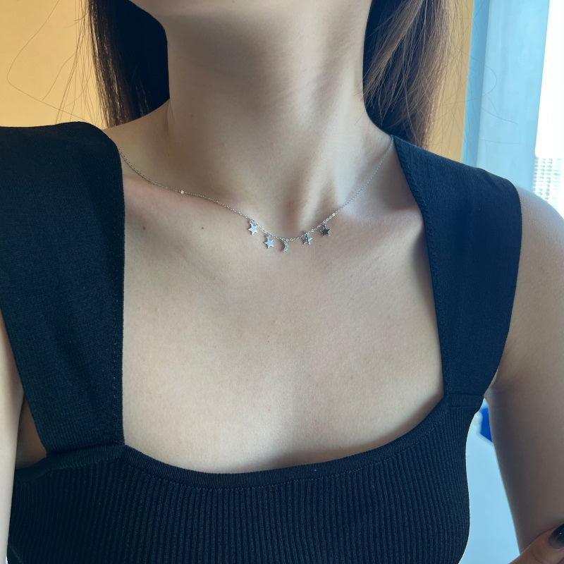 Colier din argint cu elemente astrale - L59 – Design elegant de la Masiri.ro