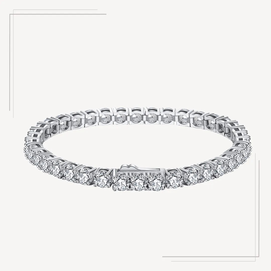 Brățară din argint Tennis de 4 mm – Eden – Design elegant de la Masiri.ro