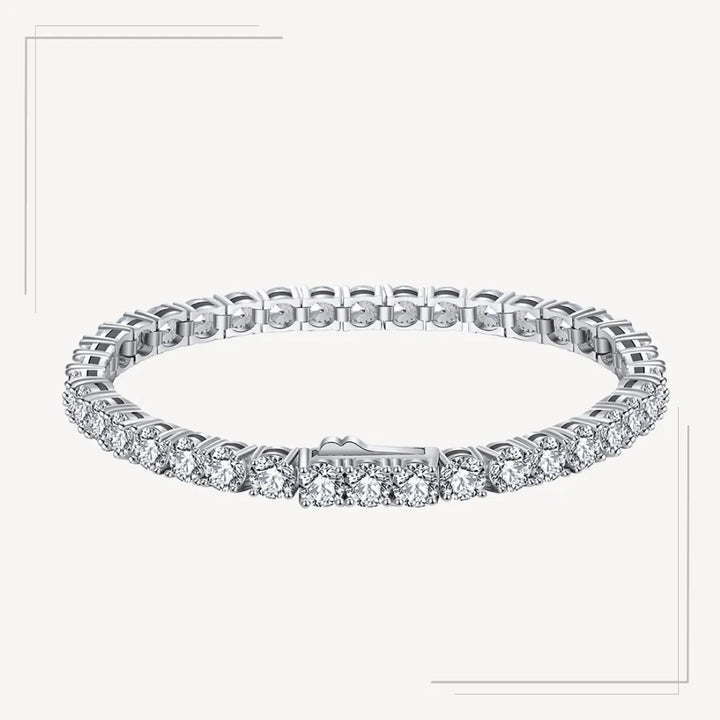Brățară din argint Tennis de 4 mm – Eden – Design elegant de la Masiri.ro