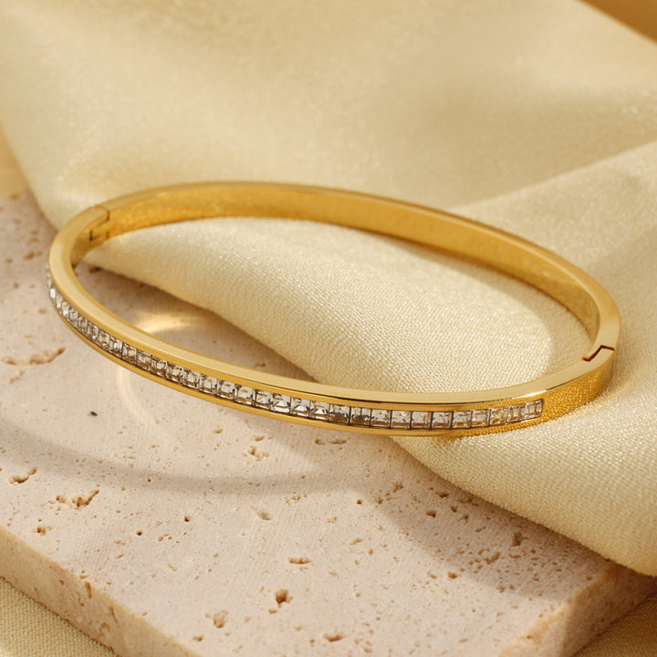 Bratara Gold Crystal Line7