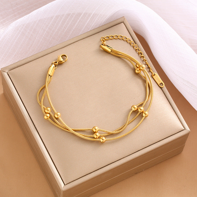Bratara Gold Layer Beads2