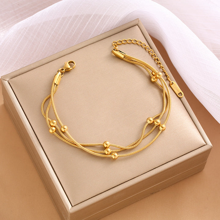 Bratara Gold Layer Beads2