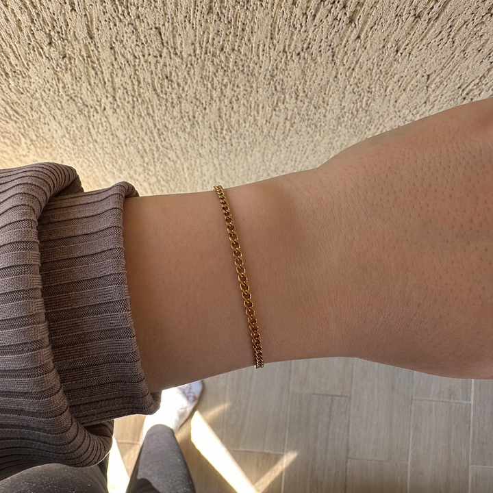 Bratara Gold Link Chain1