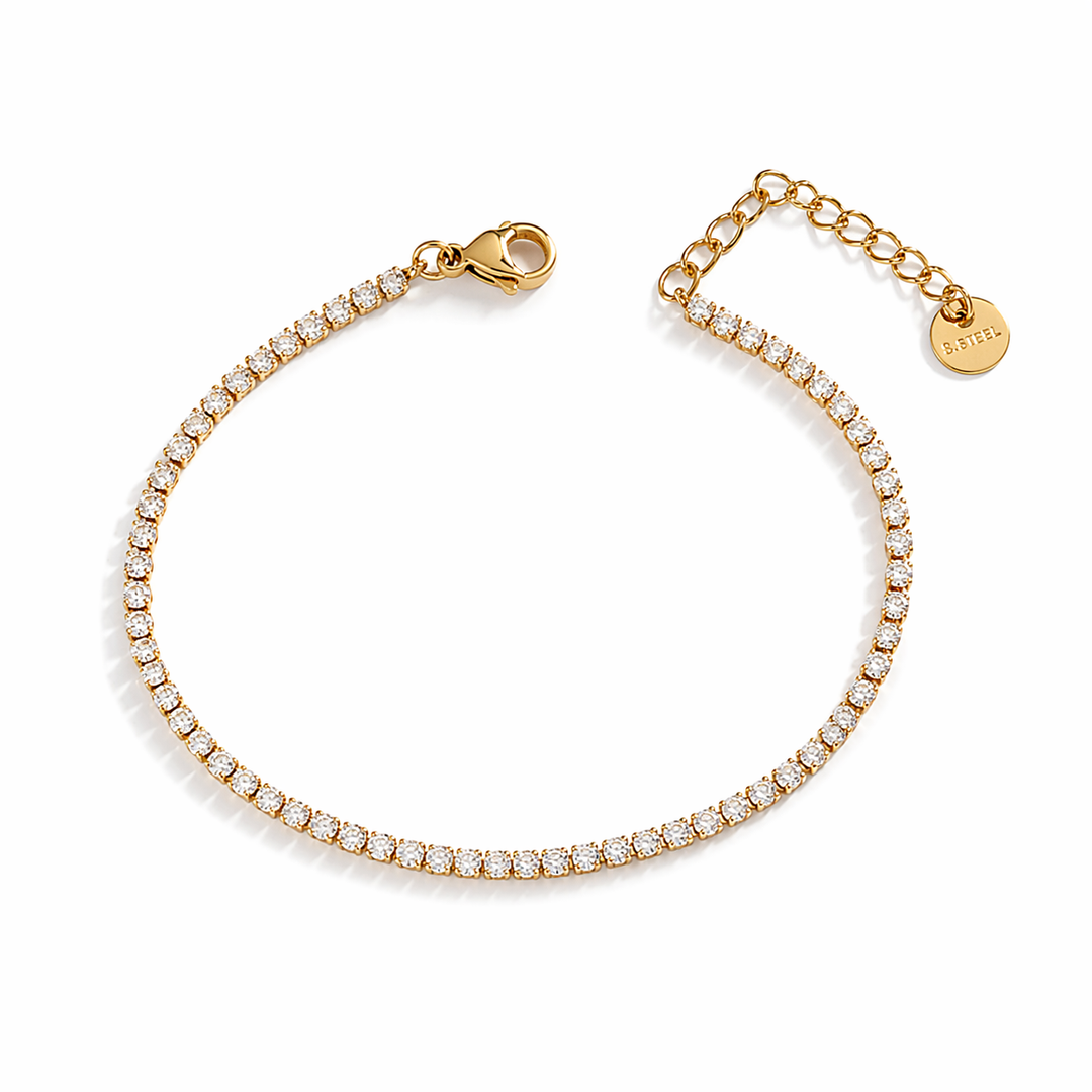 Bratara Gold Tennis 2 mm