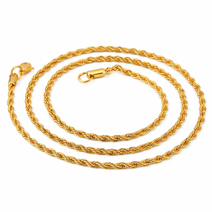 Colier Gold Rope Twist