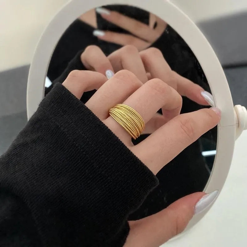 Inel din argint ajustabil statement – Madelyn – Design elegant de la Masiri.ro
