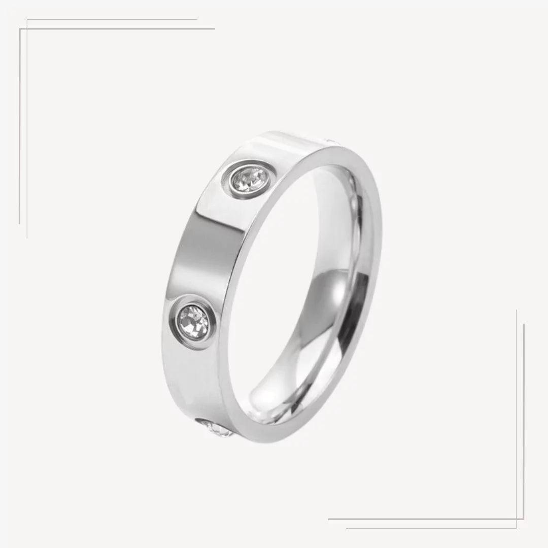 Inel Stones ISS03 - Argintiu – Design elegant de la Masiri.ro