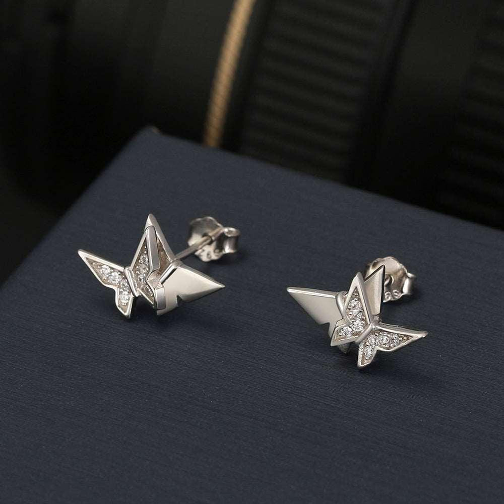 Cercei Argint Butterflies Principala