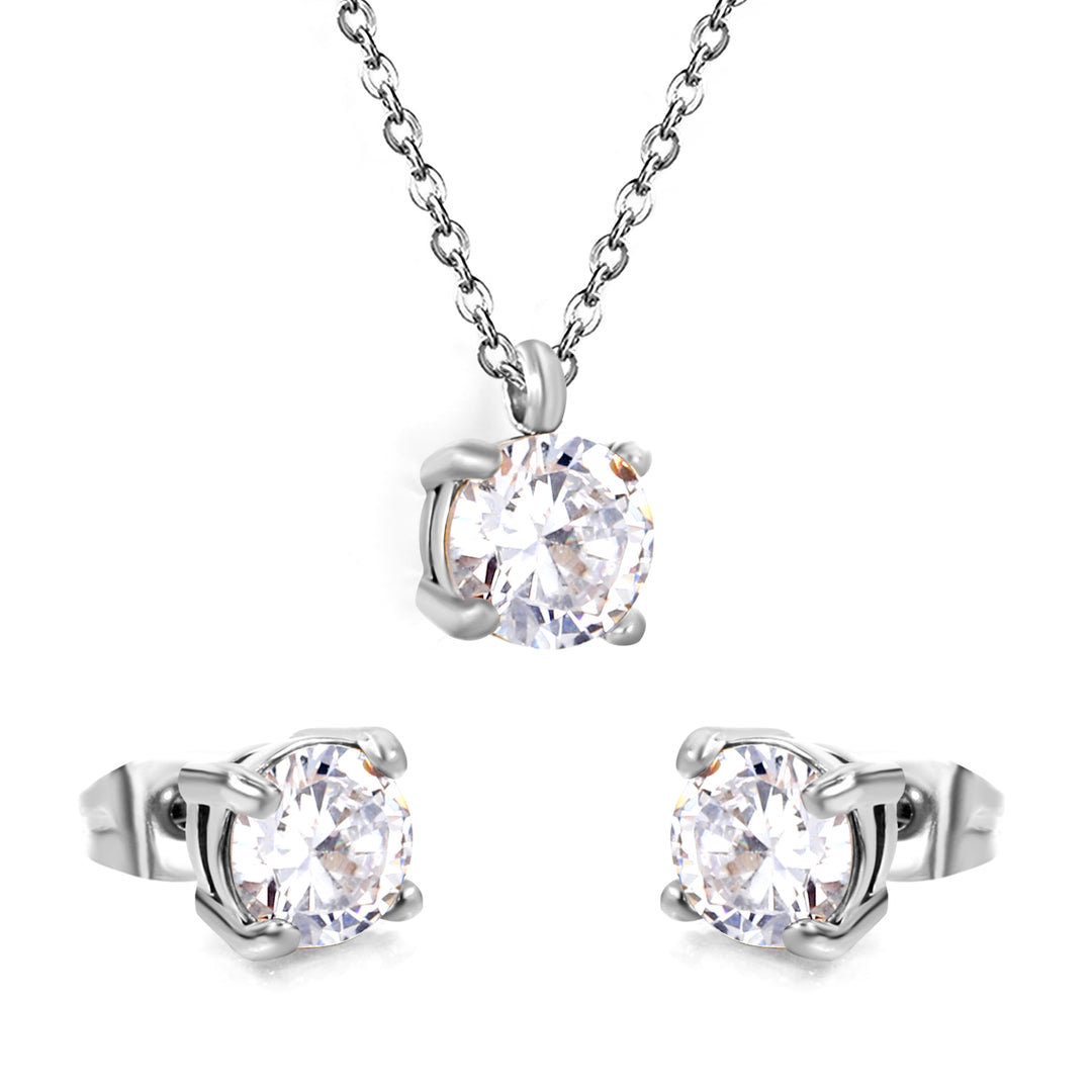 Set Cercei si Colier Crystal Shine
