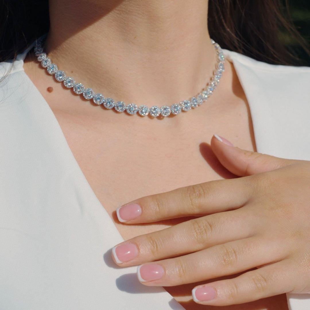 Set Colier si Bratara statement din argint - Juliette2