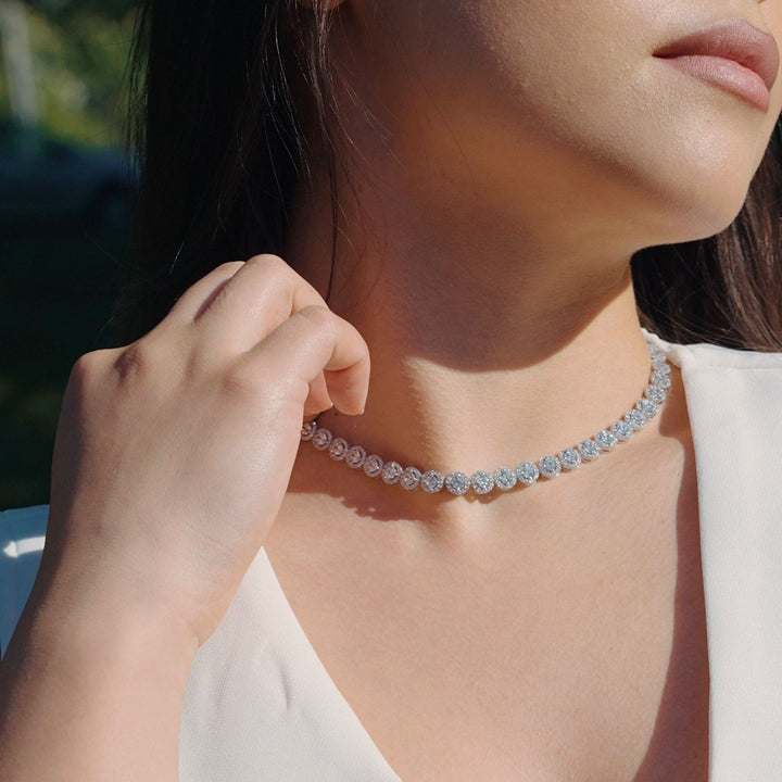 Set Colier si Bratara statement din argint - Juliette3