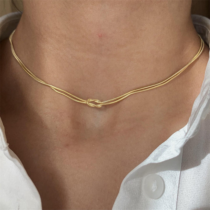 Set Gold Endless Knot3