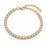 Bratara Gold Tennis 4 mm