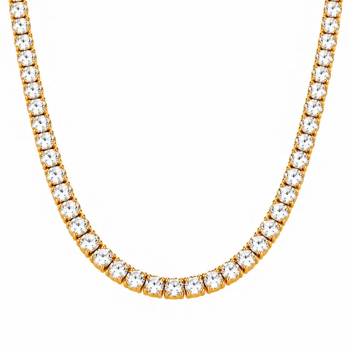 Colier Gold Tennis 4 mm