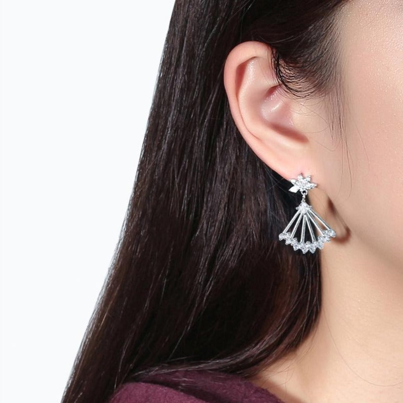 Cercei Argint Fan C12